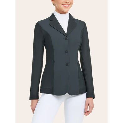 RJ Classics Harmony Ladies Mesh Show Coat - Shadow Grey - Equestrian Chic Boutique