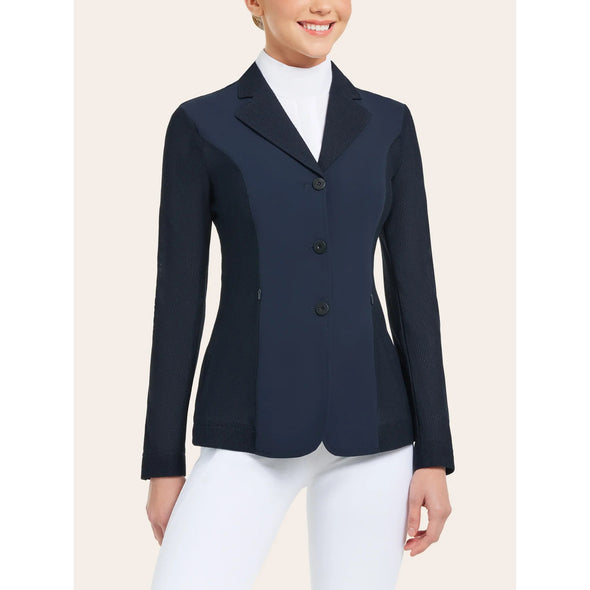 RJ Classics Harmony Ladies Mesh Show Coat - Navy - Equestrian Chic Boutique