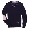 Essex Classics Trey V-Neck Sweater - Navy - Equestrian Chic Boutique