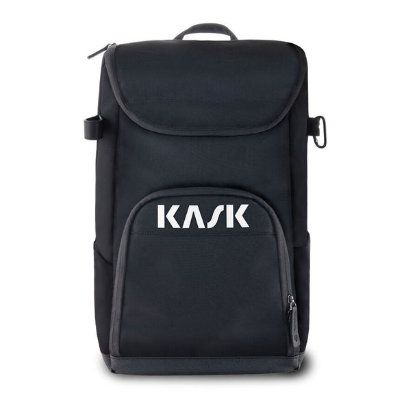 Kask Backpack - Black with white -  Equestrian Chic Boutique