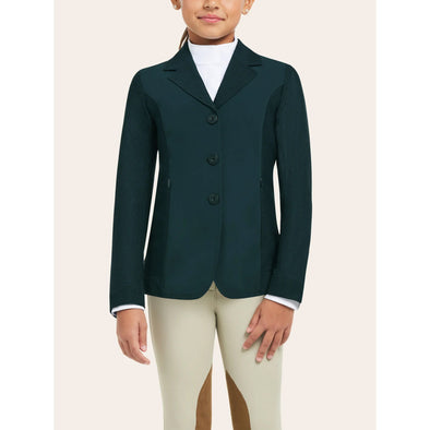 RJ Classics Harmony Jr 2.0 Girls Mesh Show Coat - Green Gables - Equestrian Chic Boutique