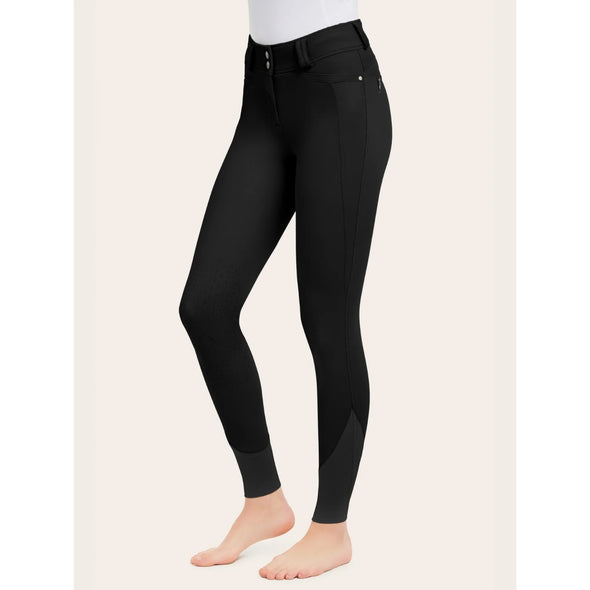 RJ Classics Hayden Silicone Knee Patch Breech - Black - Equestrian Chic Boutique