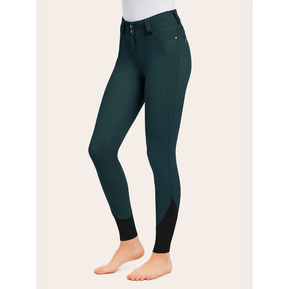 RJ Classics Hayden Silicone Knee Patch Breech - Forest - Equestrian Chic Boutique