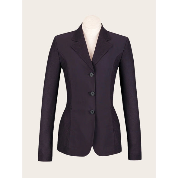 RJ Classics Harmony Ladies Mesh Show Coat - Plumb - Equestrian Chic Boutique