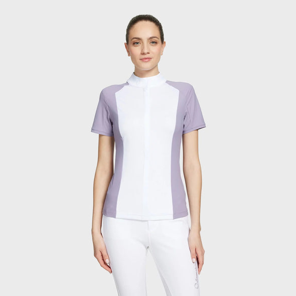 Samshield Gretta Sport Ladies Show Shirt - Lavender Grey - Equestrian Chic Boutique