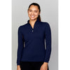 Equi In Style Solid Cool Shirt - Navy - Equestrian Chic Boutique